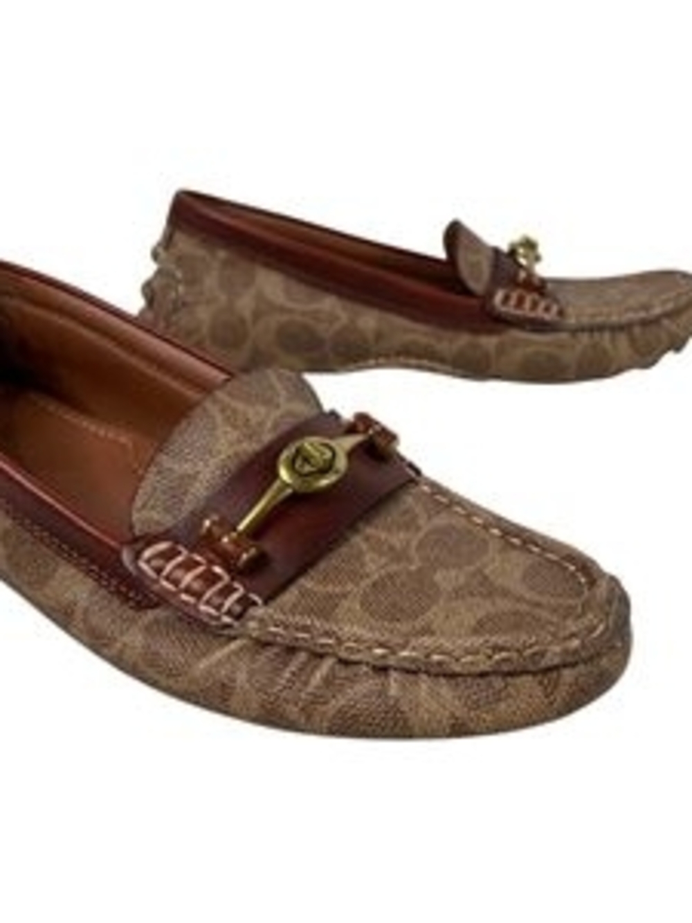 Coach Crosby Driver Turnlock Flats